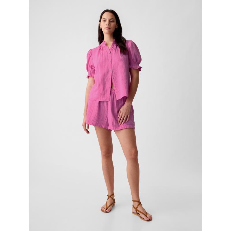 mušelínové šortky