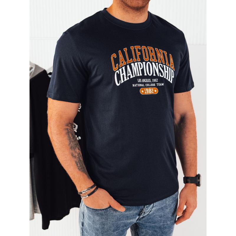 Pánské tričko s potiskem WIRAS námořnická modř