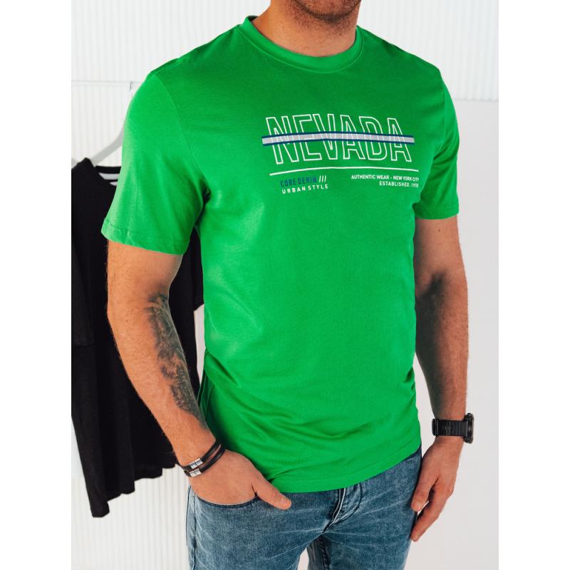 Férfi póló ERA zöld színnel nyomtatva