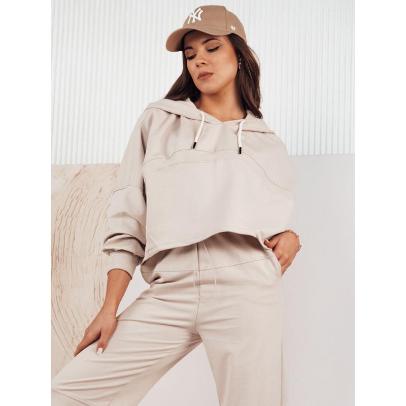 Dámský teplákový komplet BISTAN světle béžový