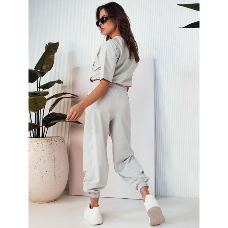 Dámská tepláková souprava HOLTY světle šedá