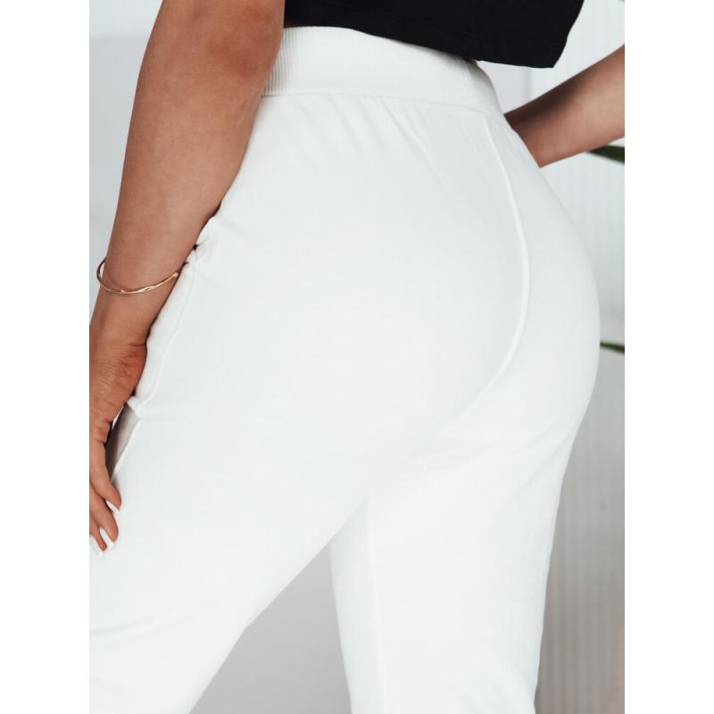 Dámské tepláky MANTI bílé