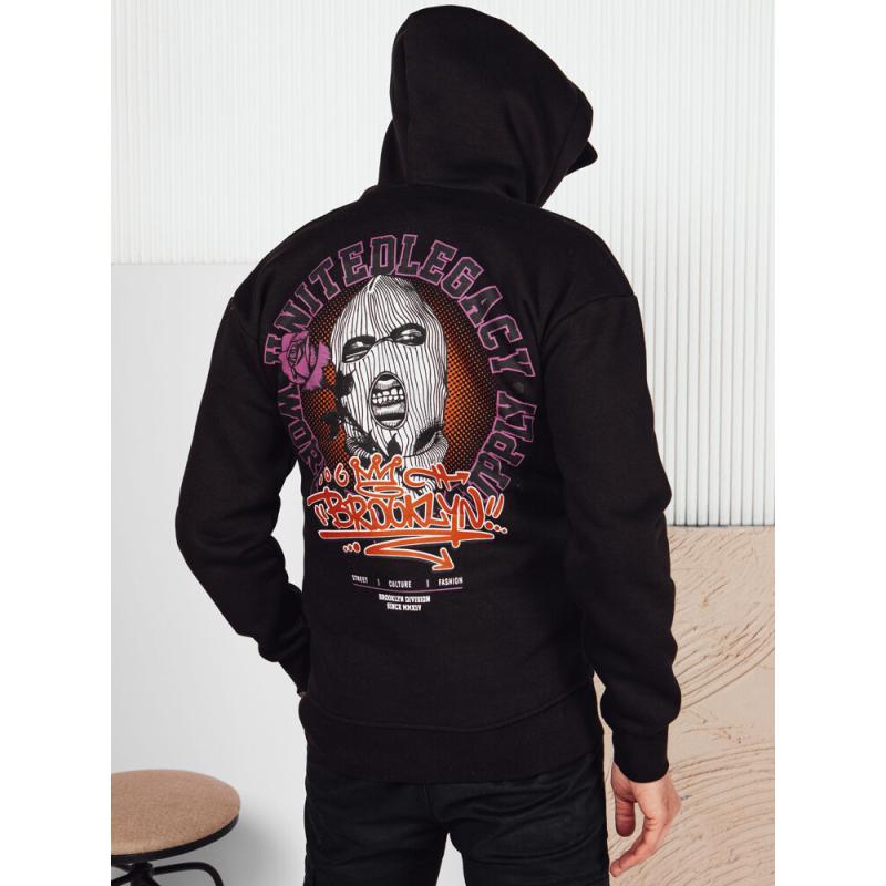 Pánská mikina s potiskem SERRA černá