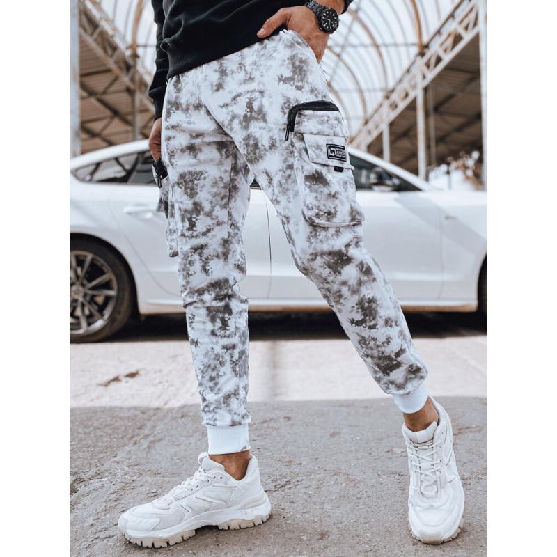 Pánske bojové nohavice SETT biele