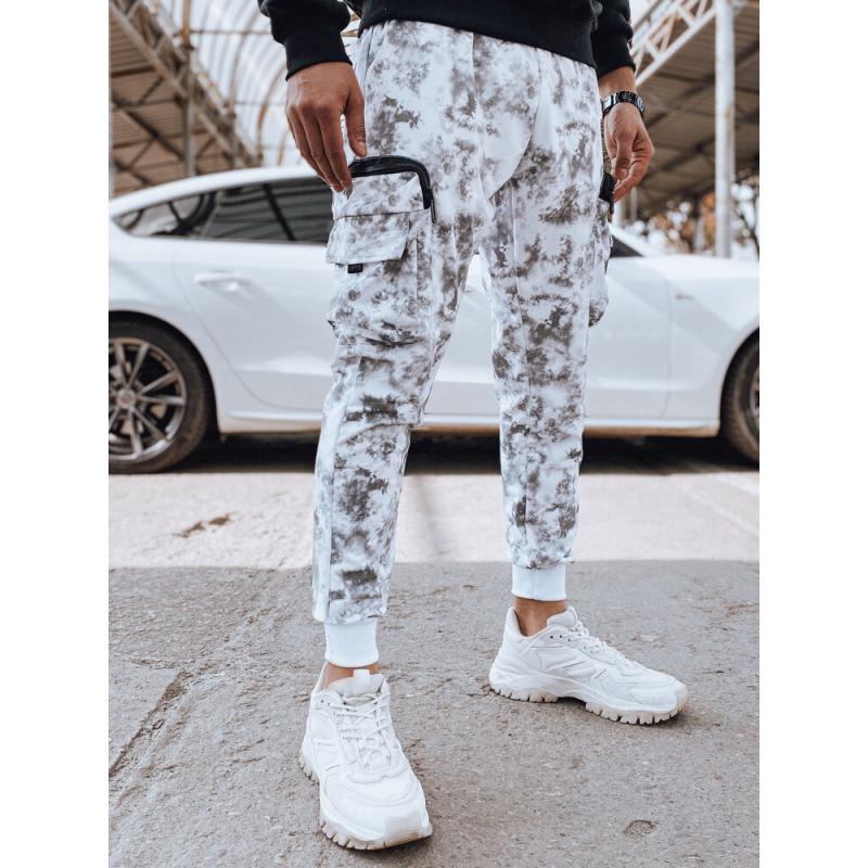 Pánske bojové nohavice SETT biele