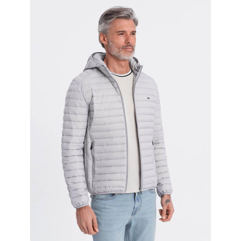 Pánská bunda bomber  V1 OM-JALP-22FW-007 černá