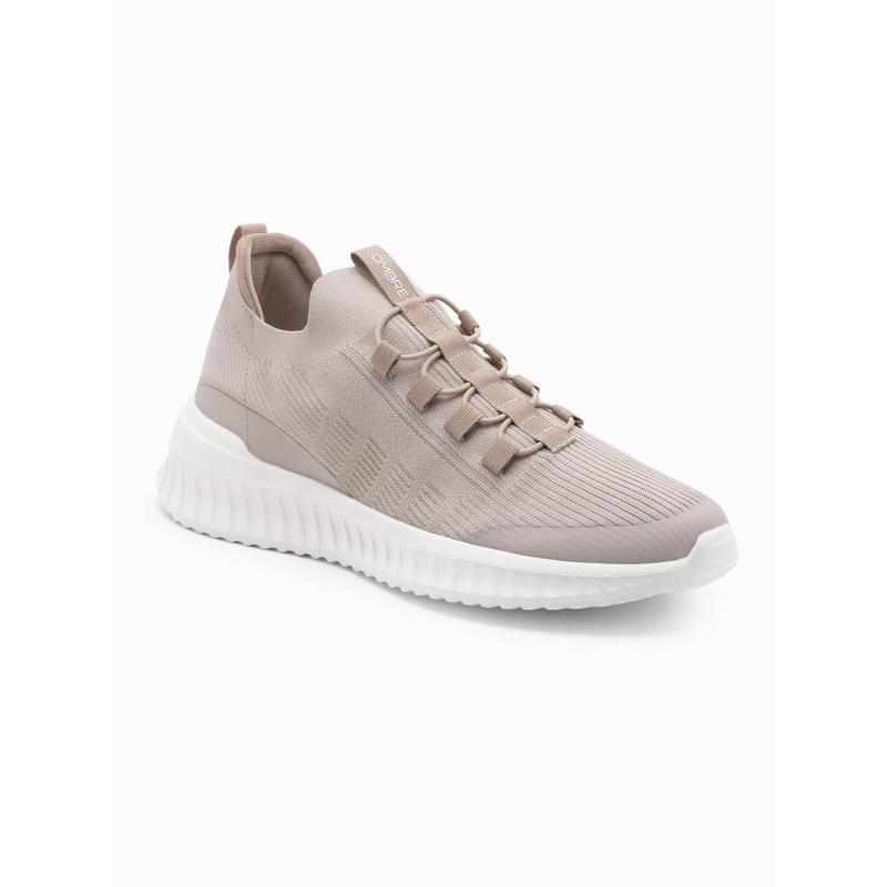 Pánské kotníkové tenisky V6 OM-FOTH-0127 béžové barvy 