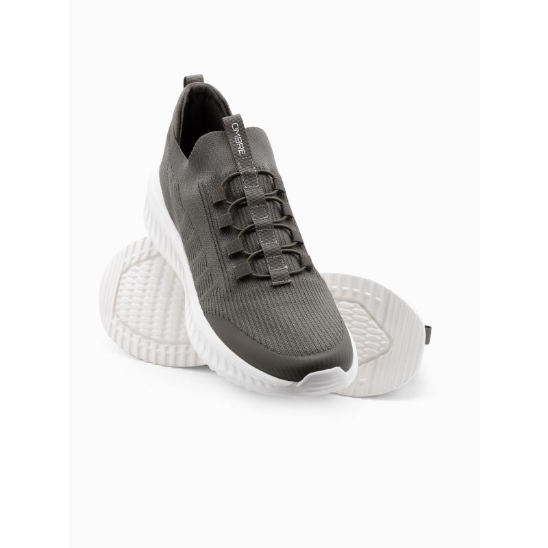 Pánské kotníkové tenisky z kombinovaných materiálů V3 OM-FOTH-0127 tmavě modré 