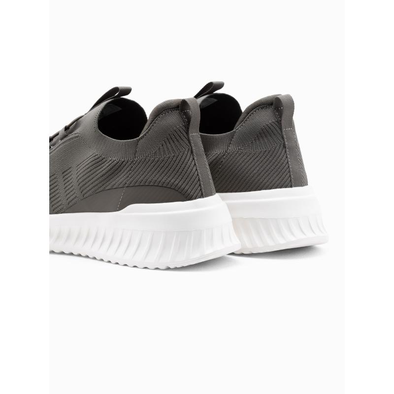 Pánské kotníkové tenisky z kombinovaných materiálů V3 OM-FOTH-0127 tmavě modré 