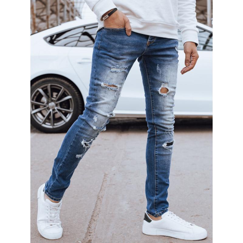 Férfi farmer nadrág sötétkék