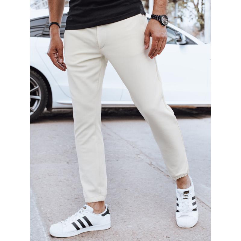 Férfi melegítőnadrág ekrü