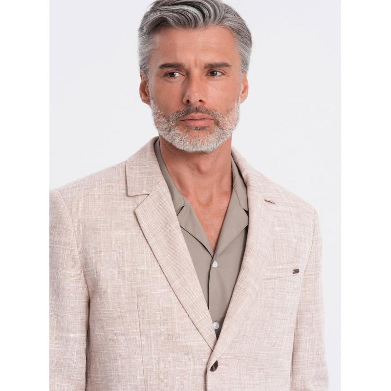 Férfi kabát REGULAR világos bézs