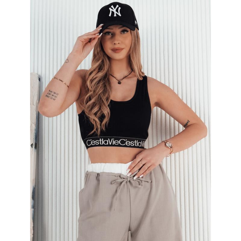 Dámsky top SUNSEL čierny