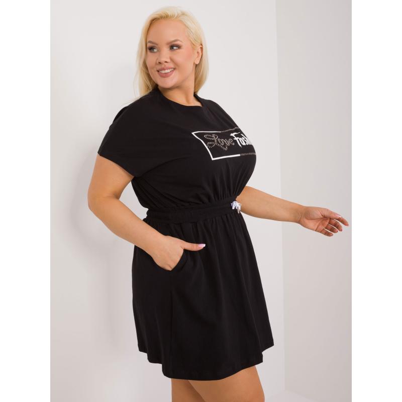 Női miniruha fekete