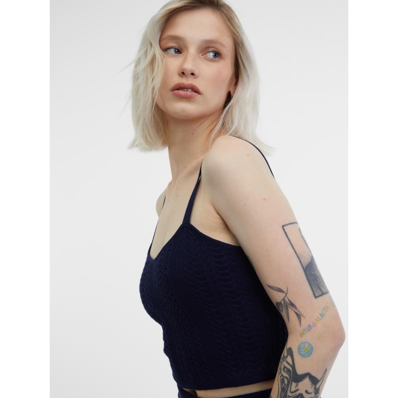 Sötétkék női felső