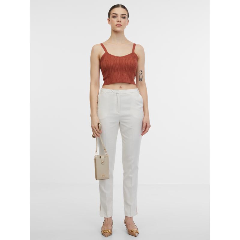 Hnědý dámský top