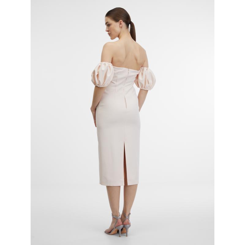 Béžové dámské šaty