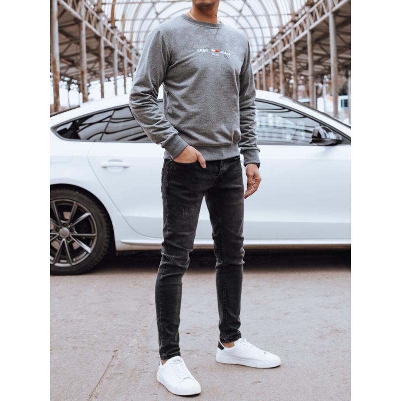 Pánská mikina s kapucí MITAS šedá