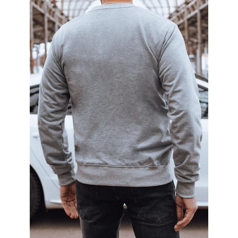 Pánská mikina s kapucí MORA šedá