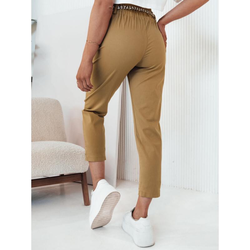 Női szövetnadrág ERLON sárga