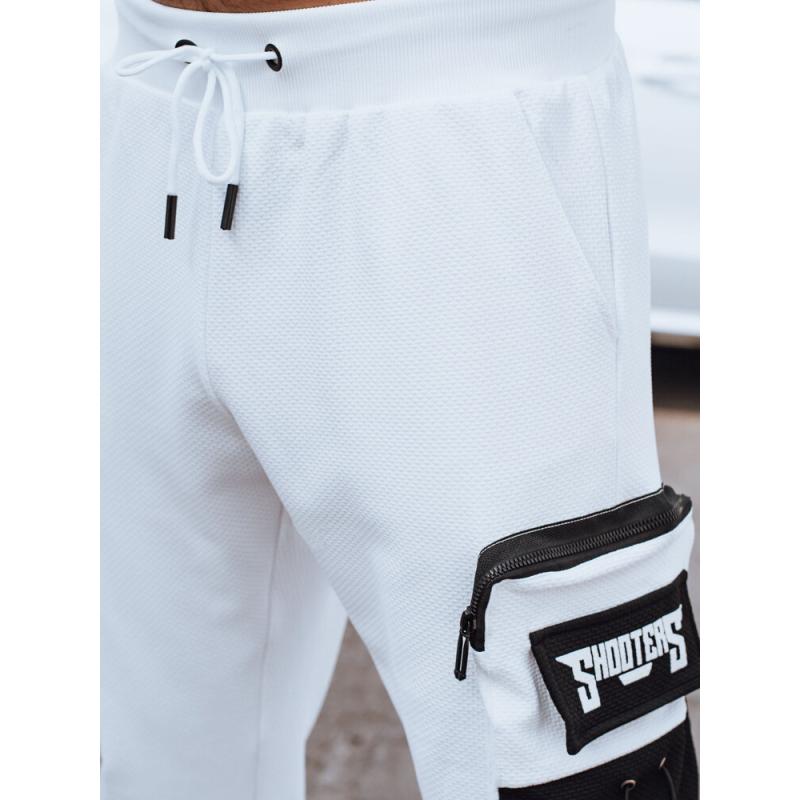 Férfi melegítőnadrág TREA fehér
