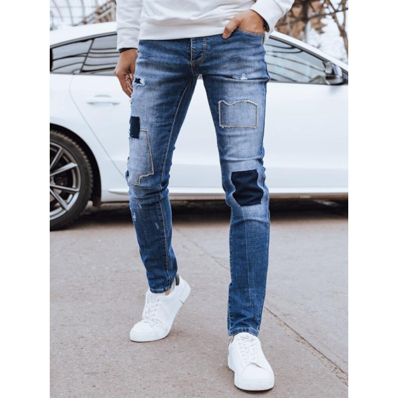 Pánske džínsové nohavice RIVA modré