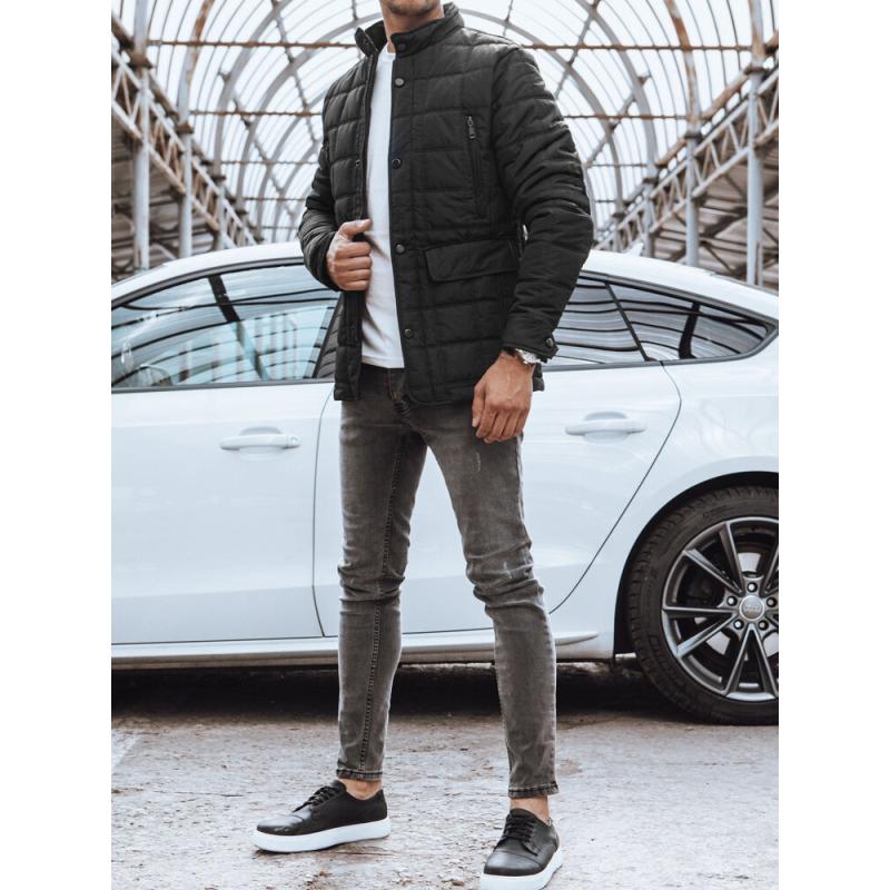 Férfi átmeneti kabát LIVA fekete