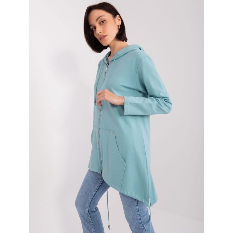 Dámská halenka plus size pistáciová