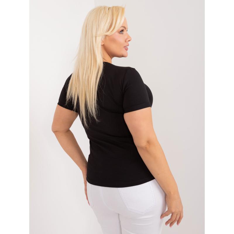 Dámské  tričko s potiskem černé