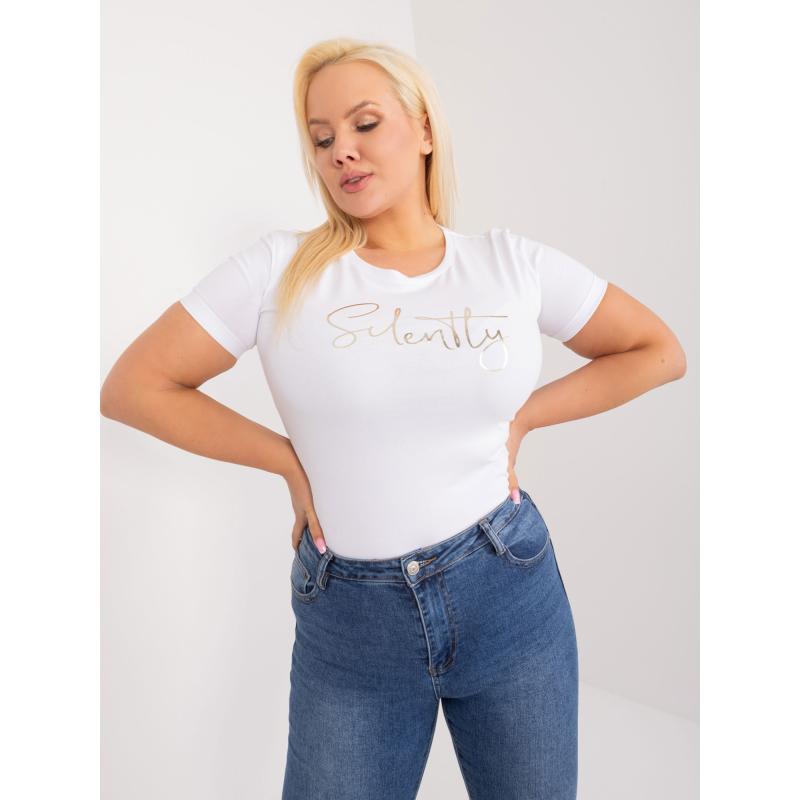 Dámské tričko s nápisem bílé
