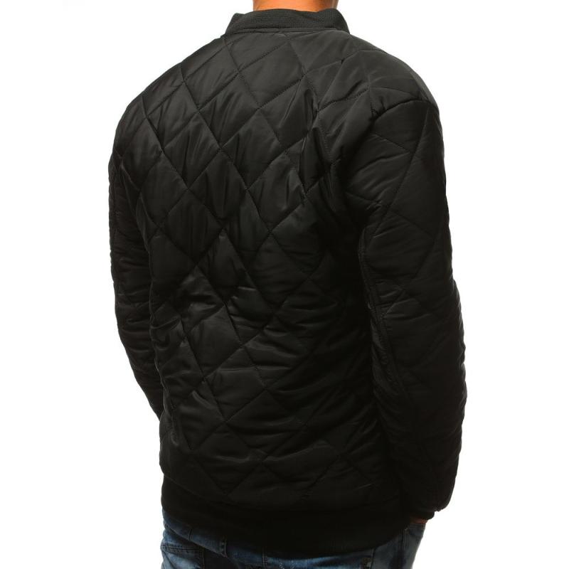 Pánska STYLE bunda prešívaná bomber jacket čierna