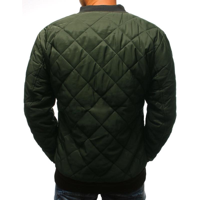 Pánska STYLE bunda prešívaná bomber jacket zelená