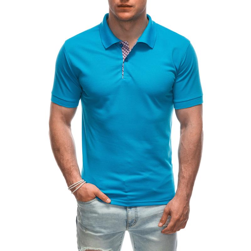 Férfi sima pólóing S1929 kék
