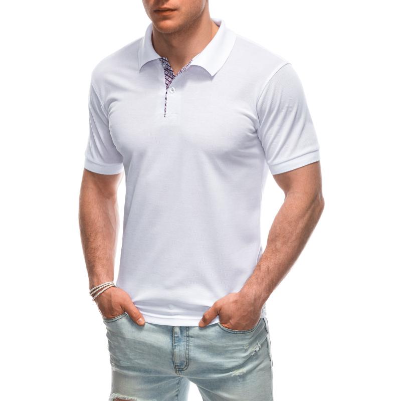 Férfi sima pólóing S1929 fehér