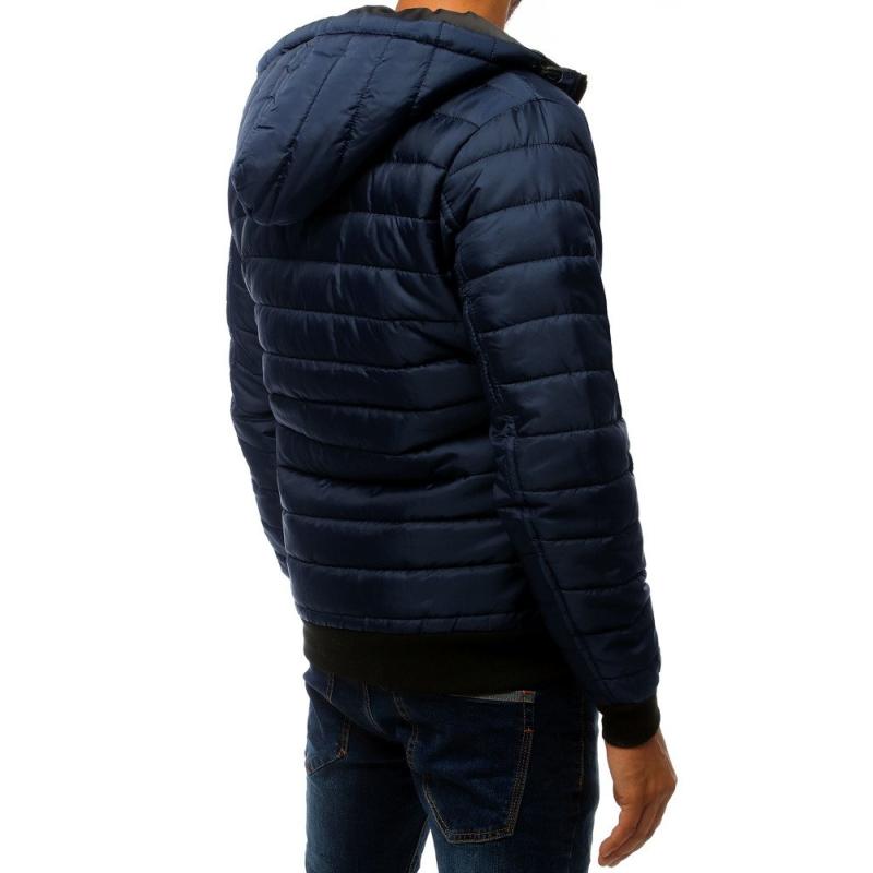 Férfi STYLE steppelt bomber dzseki sötétkék