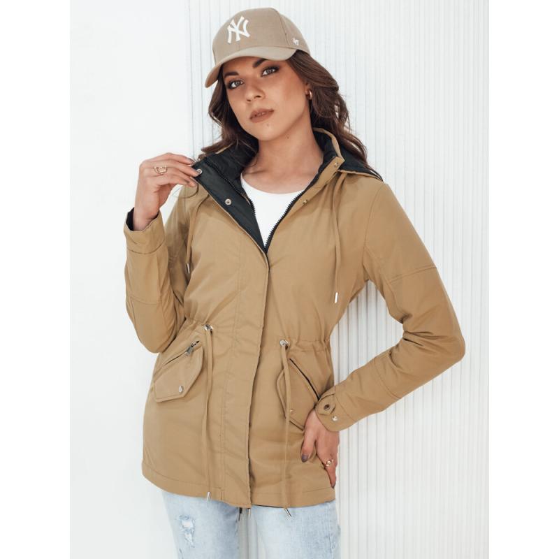 Dámská bunda ELINA tmavě béžová