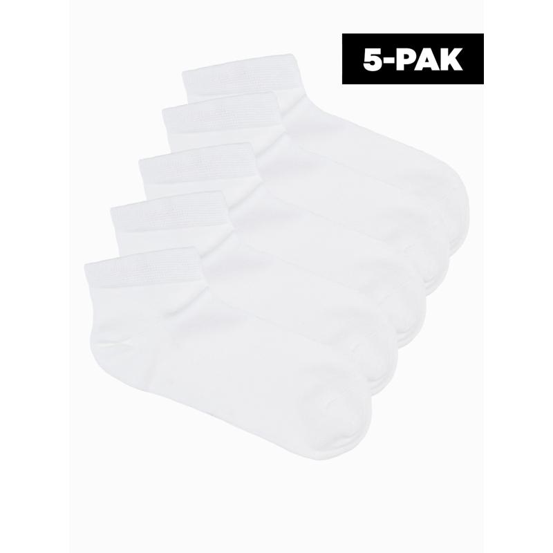 Pánske ponožky U479 biele 5-pack