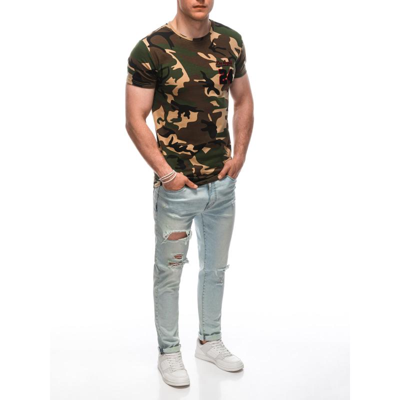 Férfi póló S1926 barna