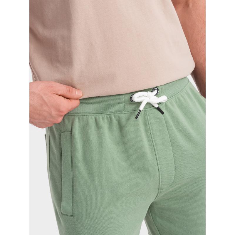 Pánské tepláky V3 OM-PABS-0206 zelené 