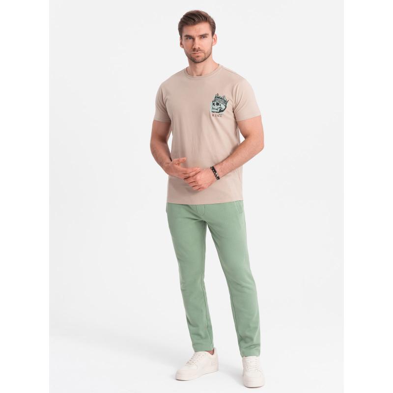 Pánské tepláky V3 OM-PABS-0206 zelené 