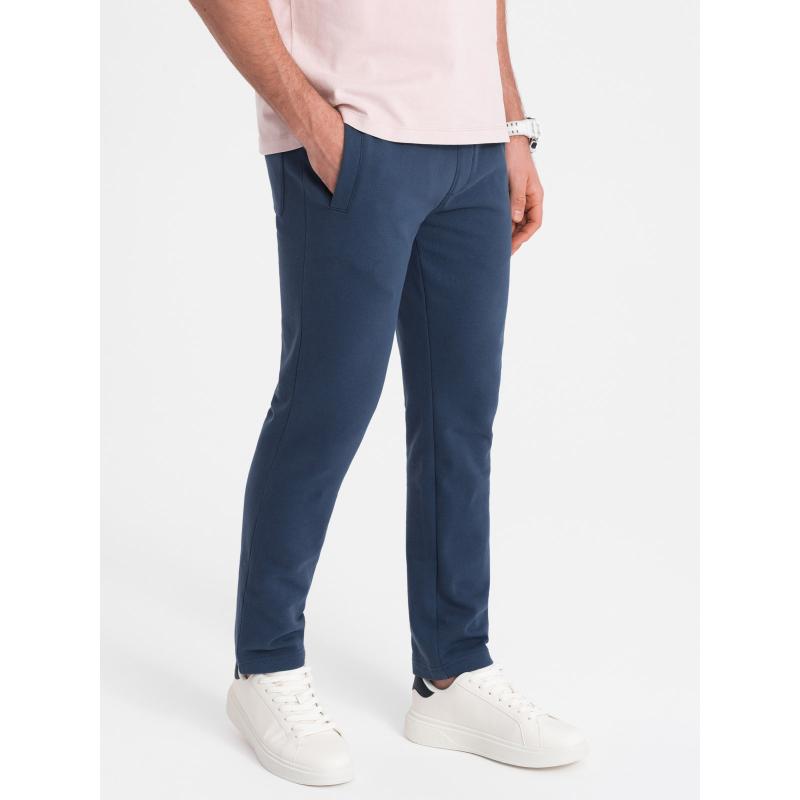 Pánske tepláky V4 OM-PABS-0206 tmavomodré