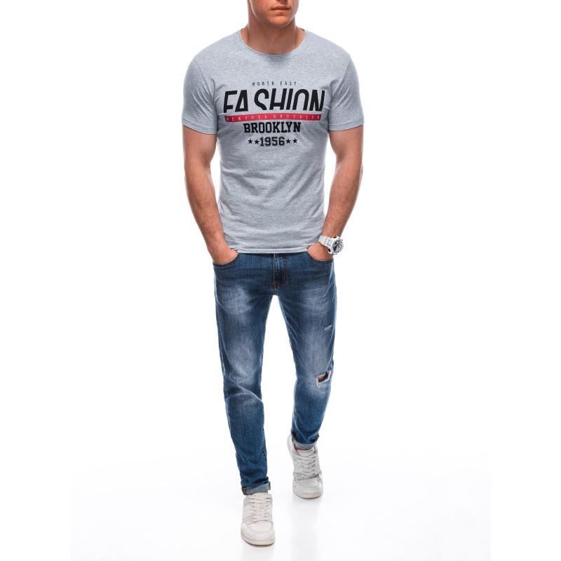 Pánské tričko S1933 šedé