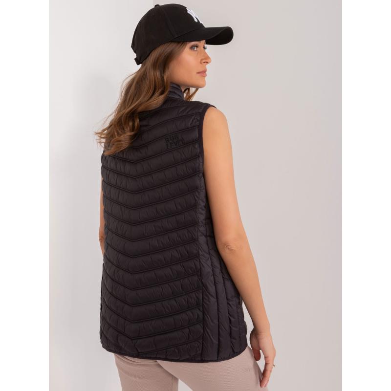 Dámská prošívaná vesta SUBLEVEL černá 