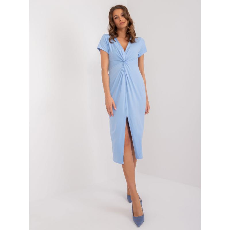 Női hasított ruha világoskék