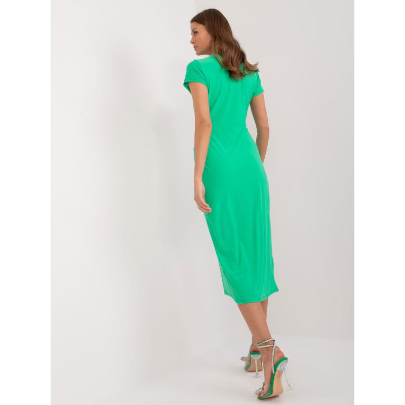 Női hasított ruha zöld