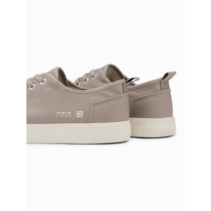 Pánské klasické nízké tenisky BASIC ash