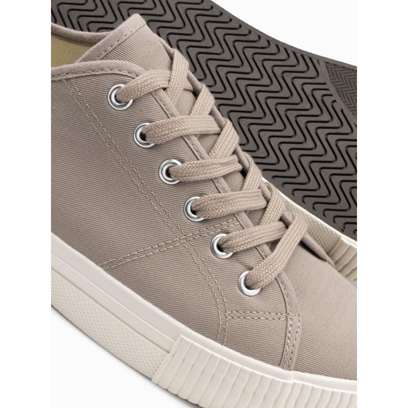 Pánské klasické nízké tenisky BASIC ash