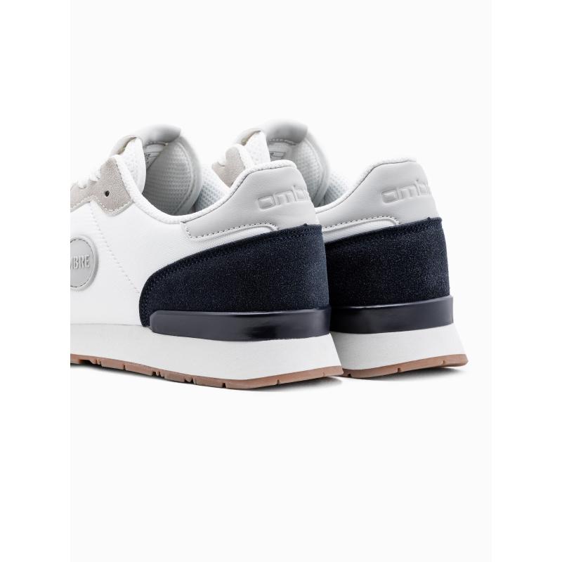 Férfi hálós tornacipő fehér és tengerészkék