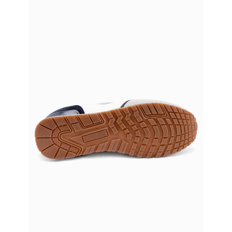 Férfi hálós tornacipő fehér és tengerészkék