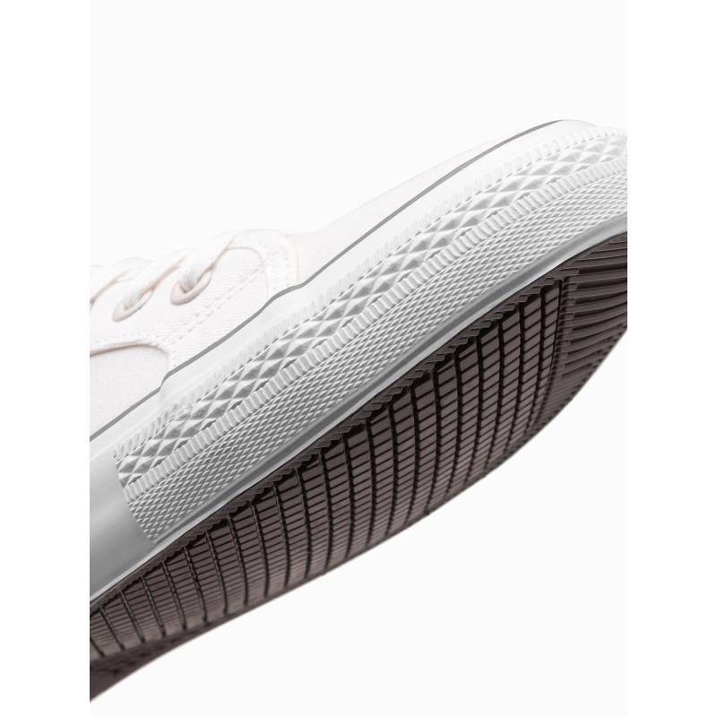 Klasické pánské tenisky s nýty bílé 